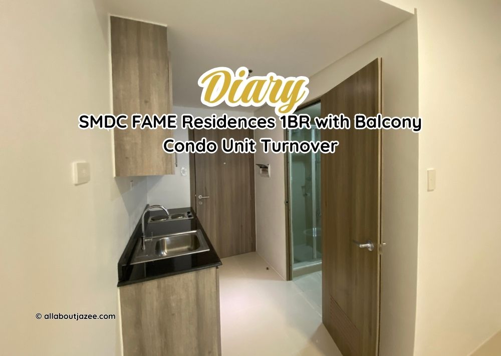 SMDC FAME 1BR with Balcony Condo Unit Turnover