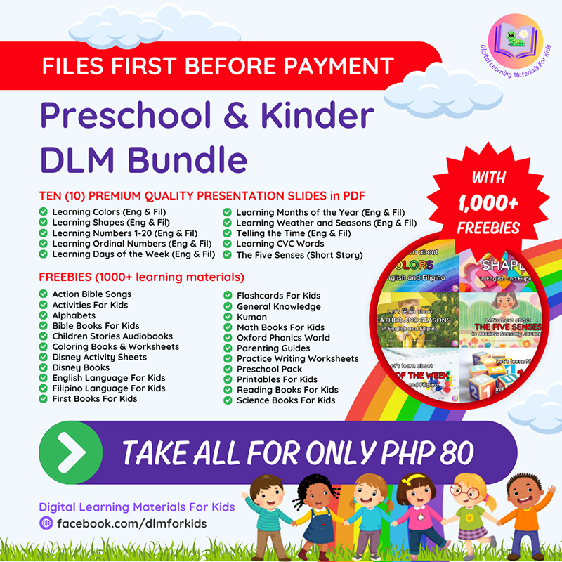 Preschool & Kinder DLM Bundle - Digital Learning Materials For Kids